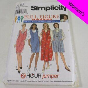 Simplicity 7162 Clothing Pattern Jumper UNCUT EASY (by Mary Duffy) 18W - 24W